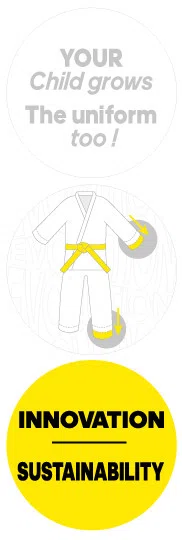 Kimono Adidas Evolution 2 em 1 WKF Infantil para Karatê - detalhe do produto