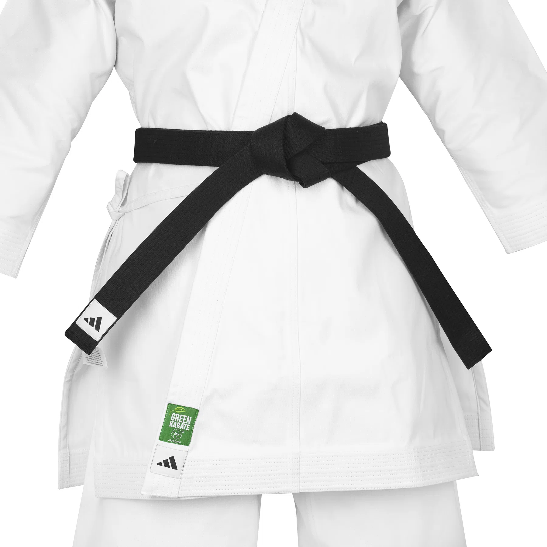 Kimono Adidas Shori Black Stripes High Waist WKF para Kata - detalhe do produto